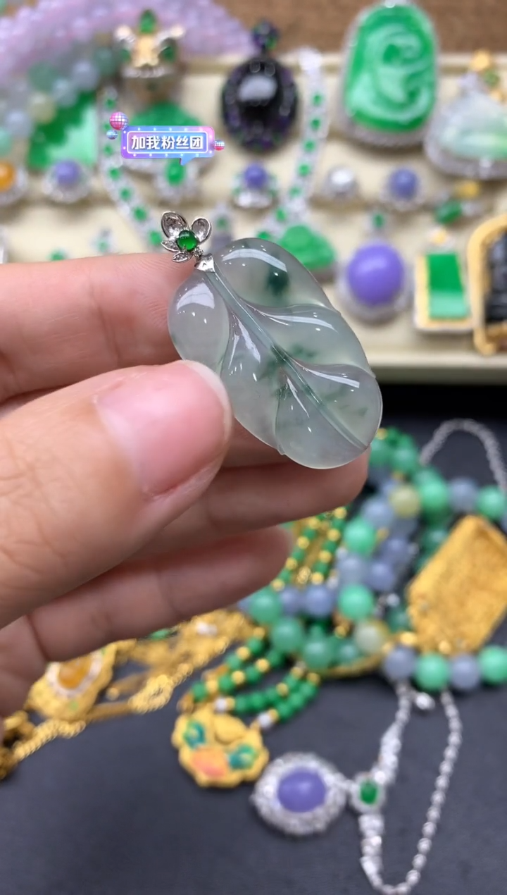 【闪购商品】翡翠颈饰18K金镶嵌324-中国好珍宝