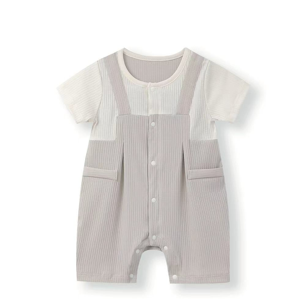 连体裤夏季幼儿爬服连体衣夏季彩虹婴儿连体衣哈衣