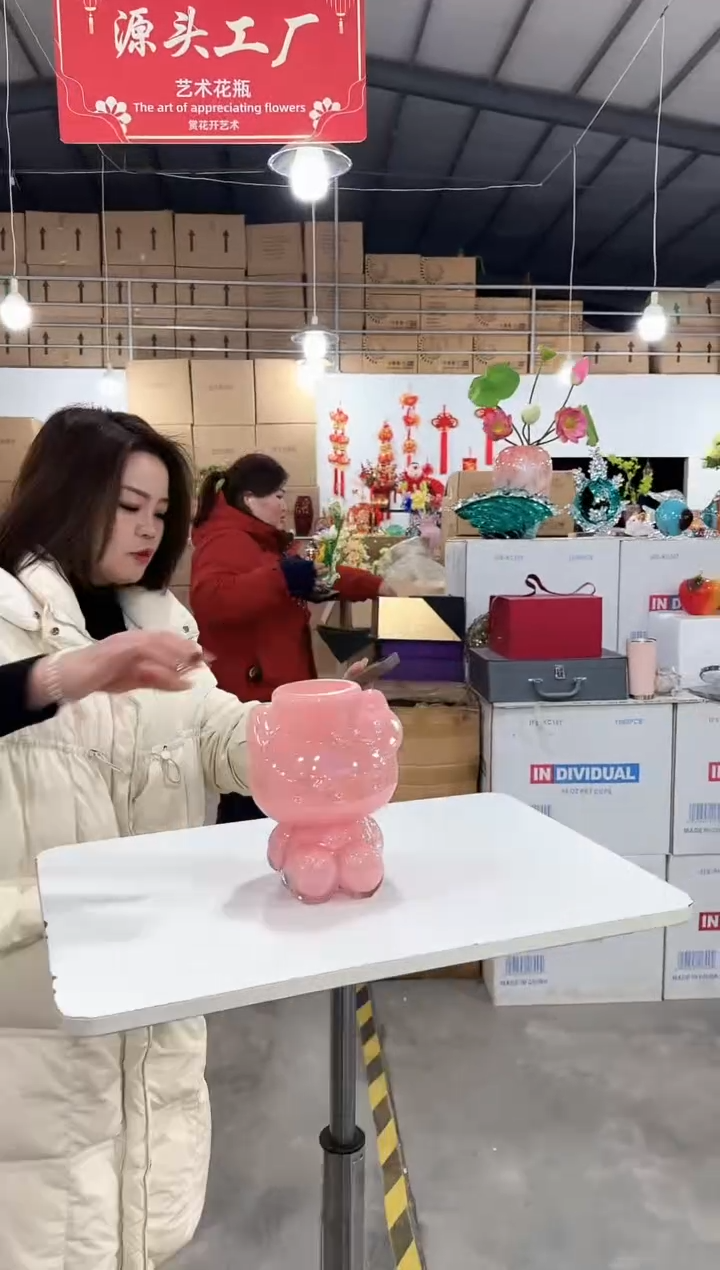 【闪购商品】玻璃于清花器O-早61