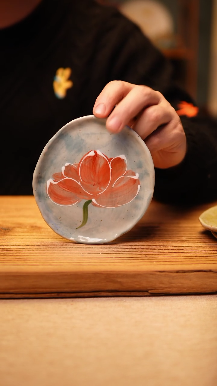【闪购商品】@@陶园瓷舍@@纯手工手绘@高温釉下彩