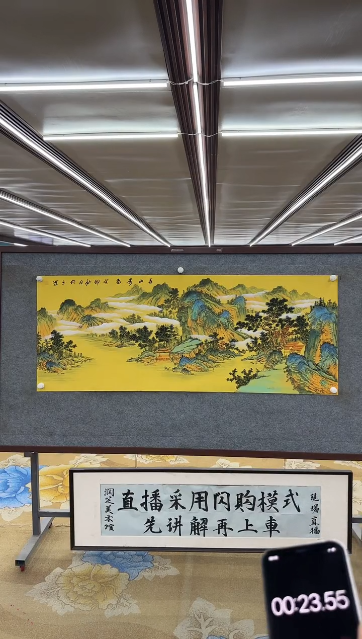 【闪购商品】绘画M 张伦玉-六尺-山水国画