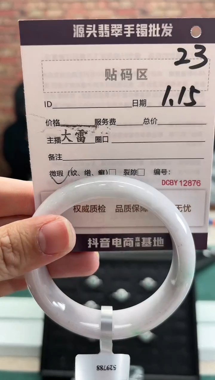 【闪购商品】翡翠手镯未镶嵌23手镯