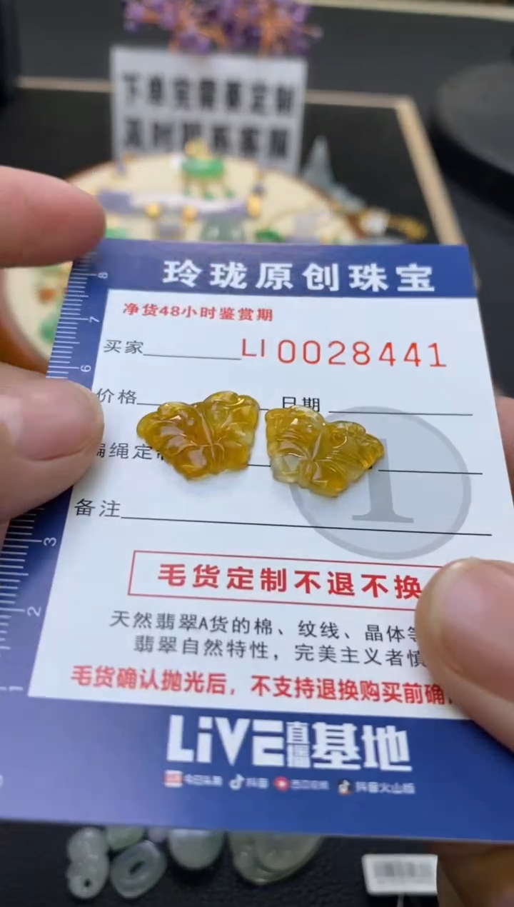 【闪购商品】翡翠颈饰未镶嵌翡翠净货28441