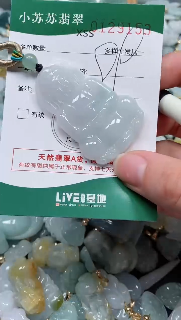 【闪购商品】翡翠颈饰未镶嵌闪购商品0129153