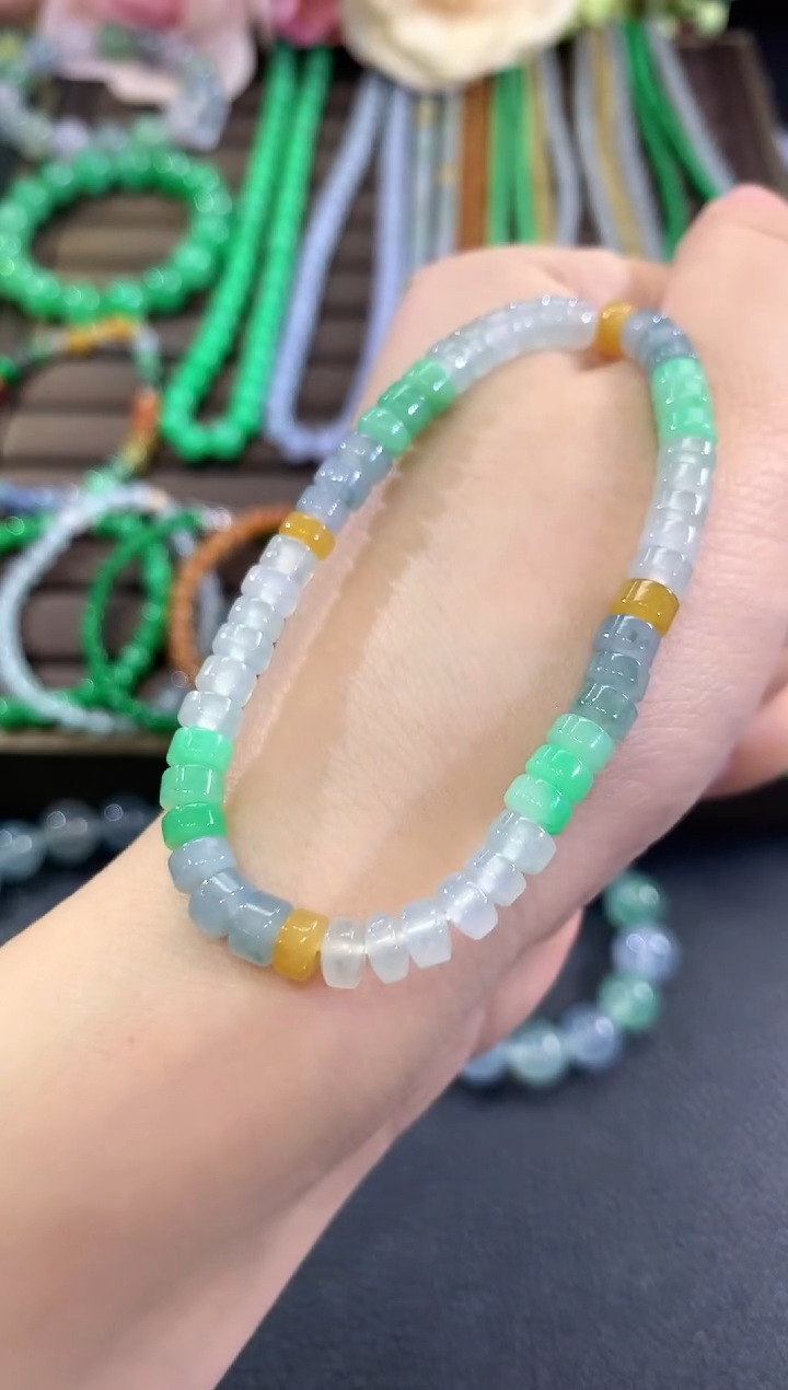 未镶嵌手串翡翠c10多样性一件发货