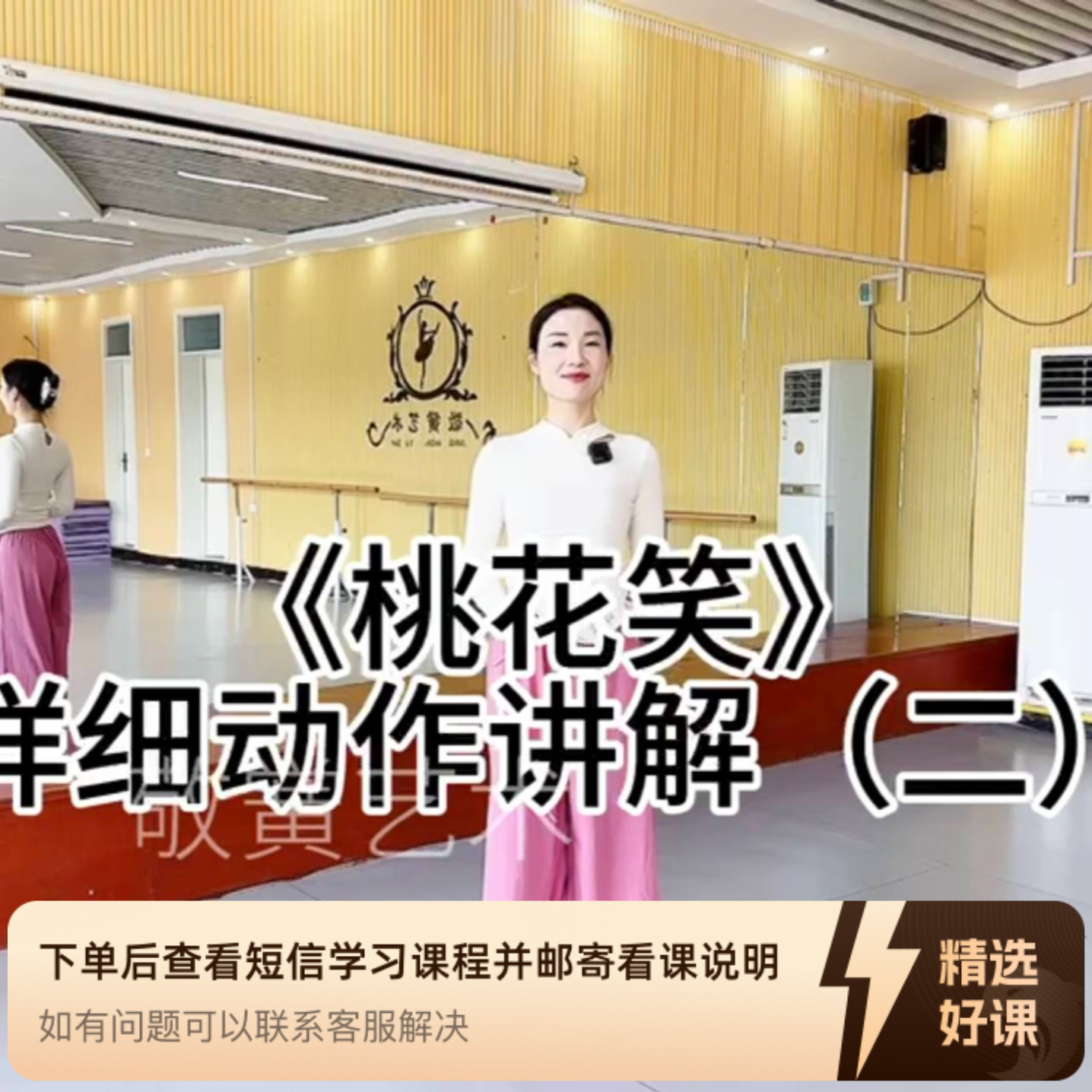 （苹果端专用）《桃花笑》详细动作讲解（留意短信解锁课程）