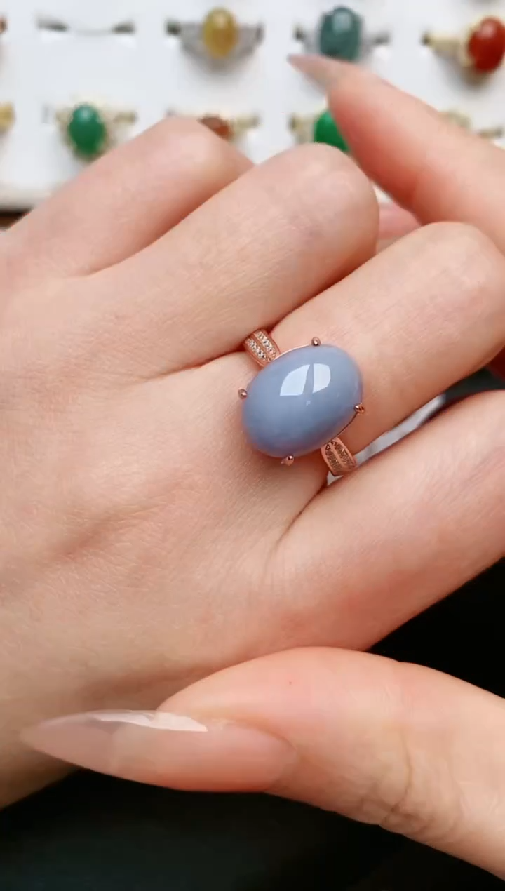 【闪购商品】翡翠戒指银S925镶嵌....