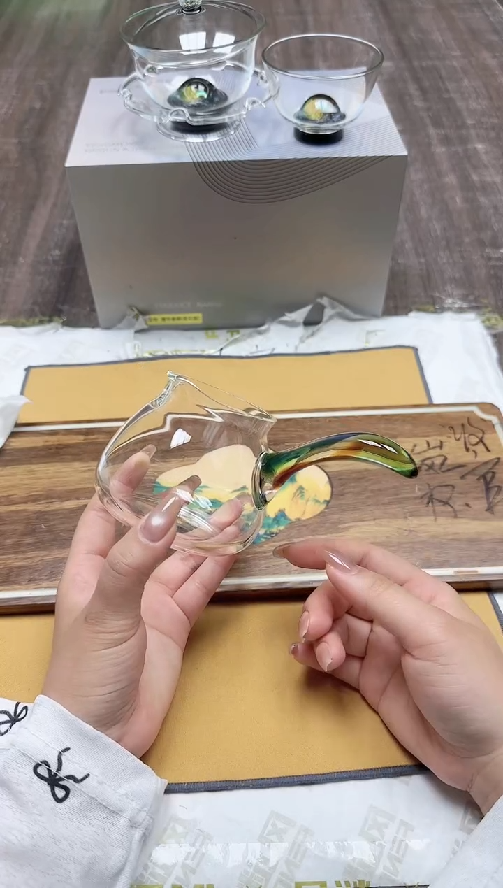 其他风谜安语茶海炫彩色+茶巾