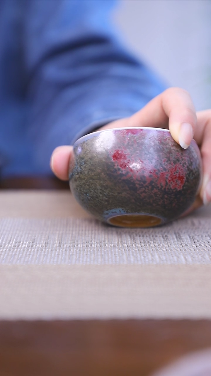 【闪购商品】原产地原矿石钧瓷单杯