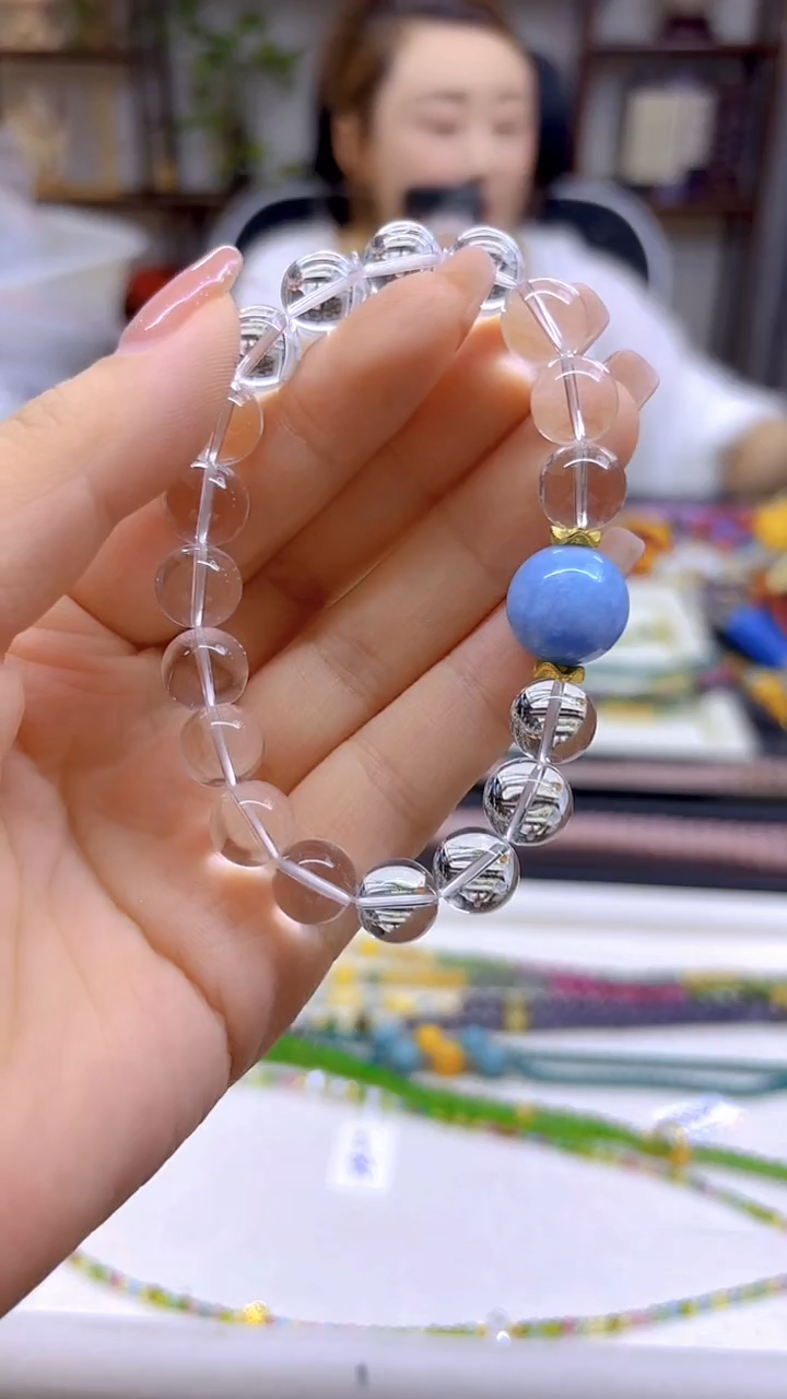 水晶手链未镶嵌DIY款S625