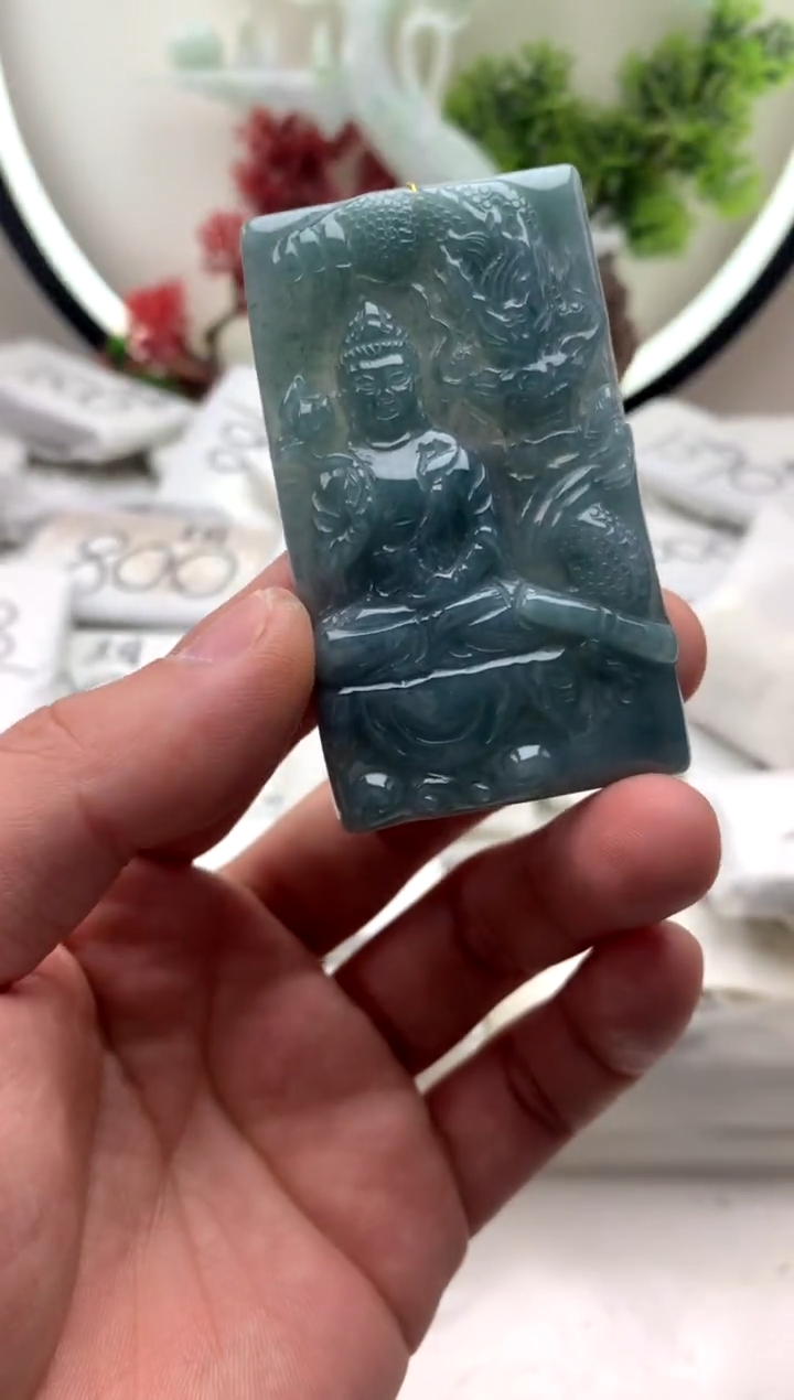 【闪购商品】翡翠颈饰未镶嵌大日【品质一般介意慎拍】