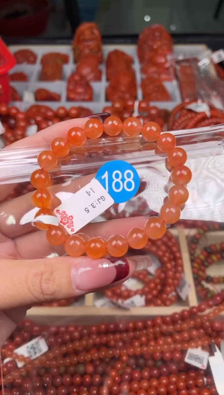 【闪购商品】南红玛瑙珠宝奇石未镶嵌188-9+