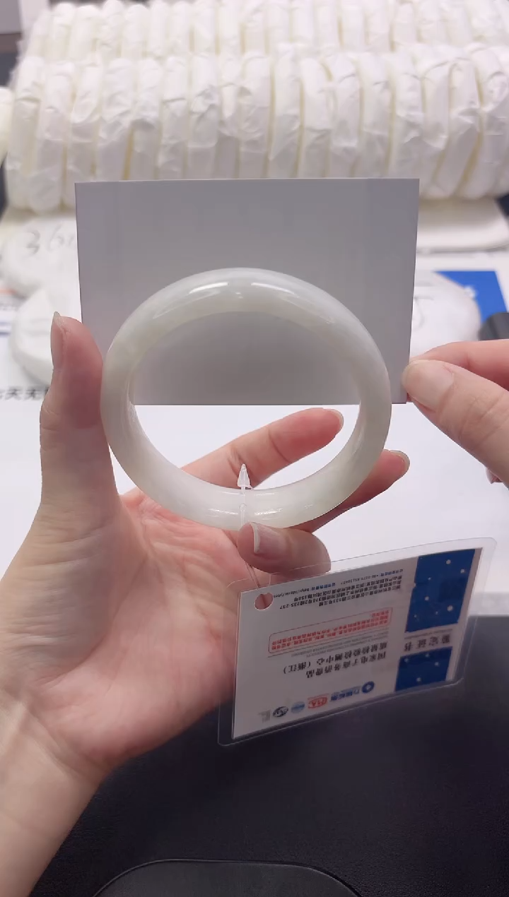 和田玉手镯未镶嵌29-60