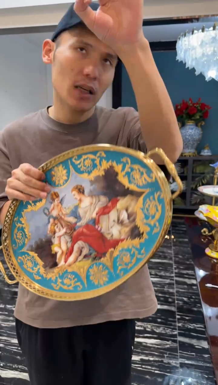 黄铜黛姿家居装饰品摆件  