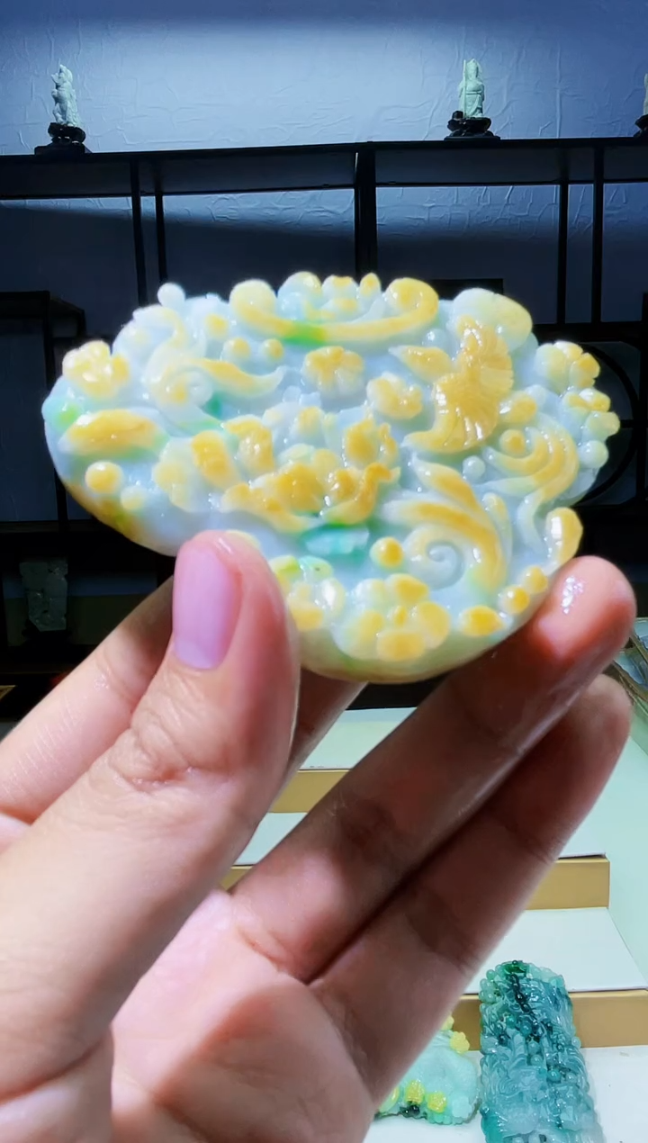 【闪购商品】定制翡翠未镶嵌毛货02210233