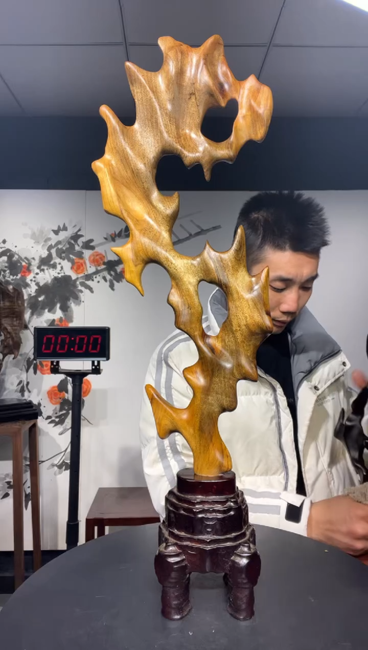 【闪购商品】金丝楠木雕金丝楠木工艺品摆件