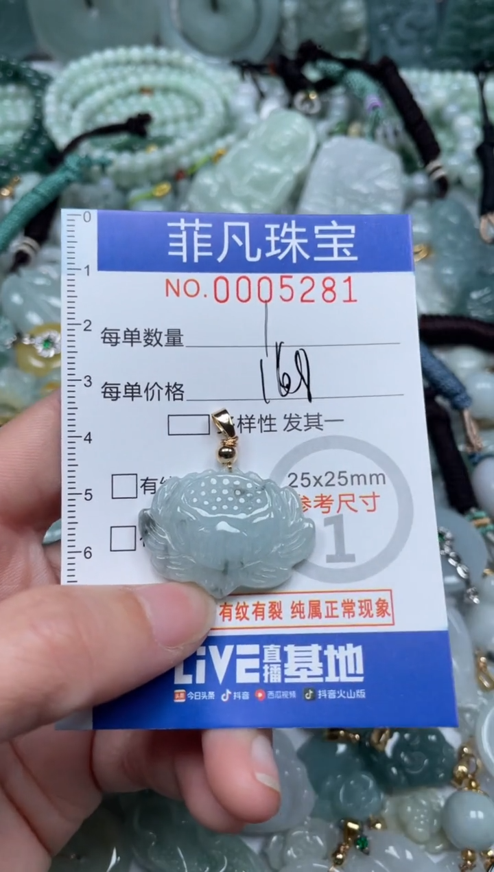 【闪购商品】翡翠颈饰未镶嵌00..5281