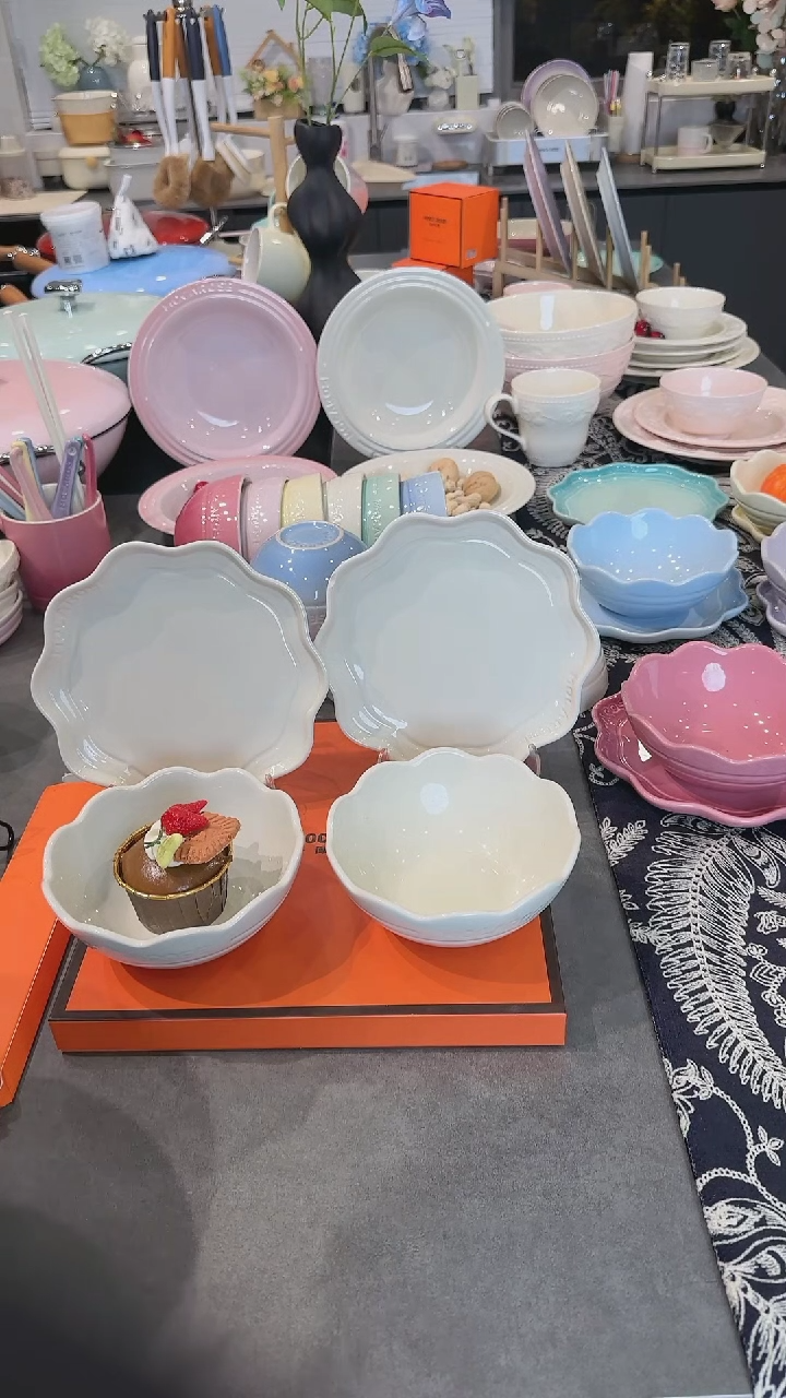 【闪购商品】瓷14cm炻彩碗奶油白-2个装