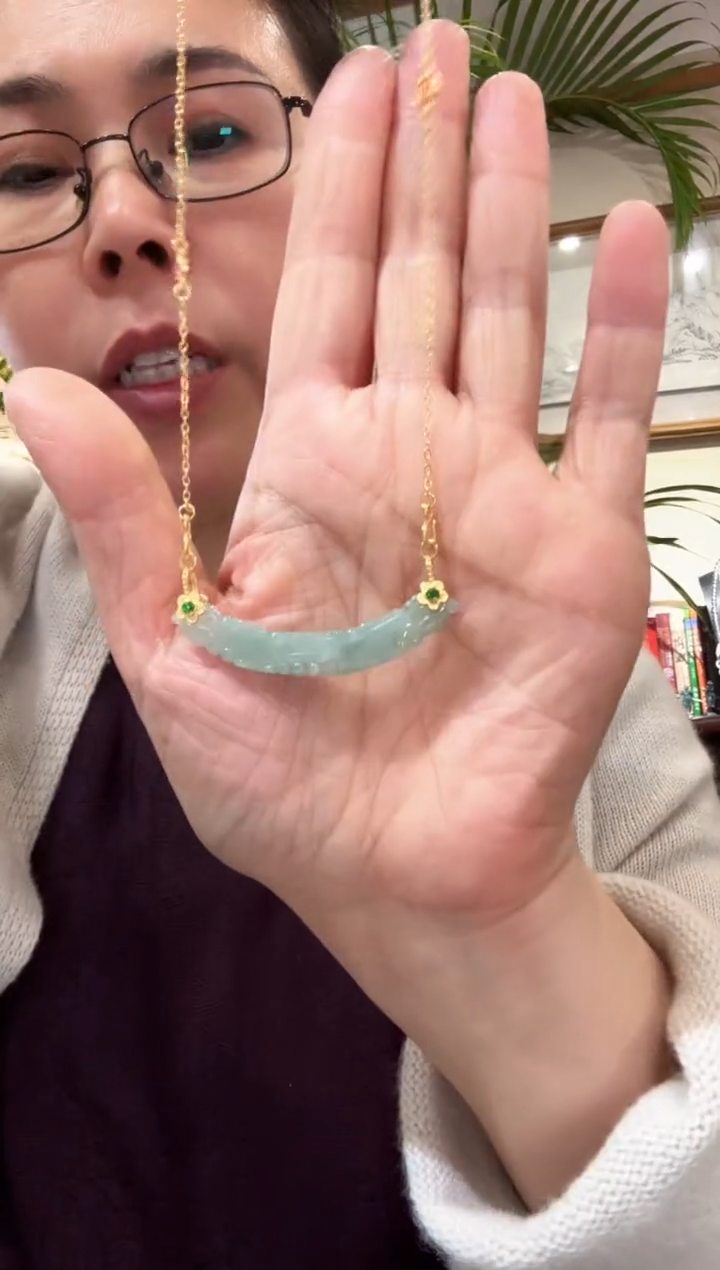 【闪购商品】翡翠颈饰未镶嵌国风