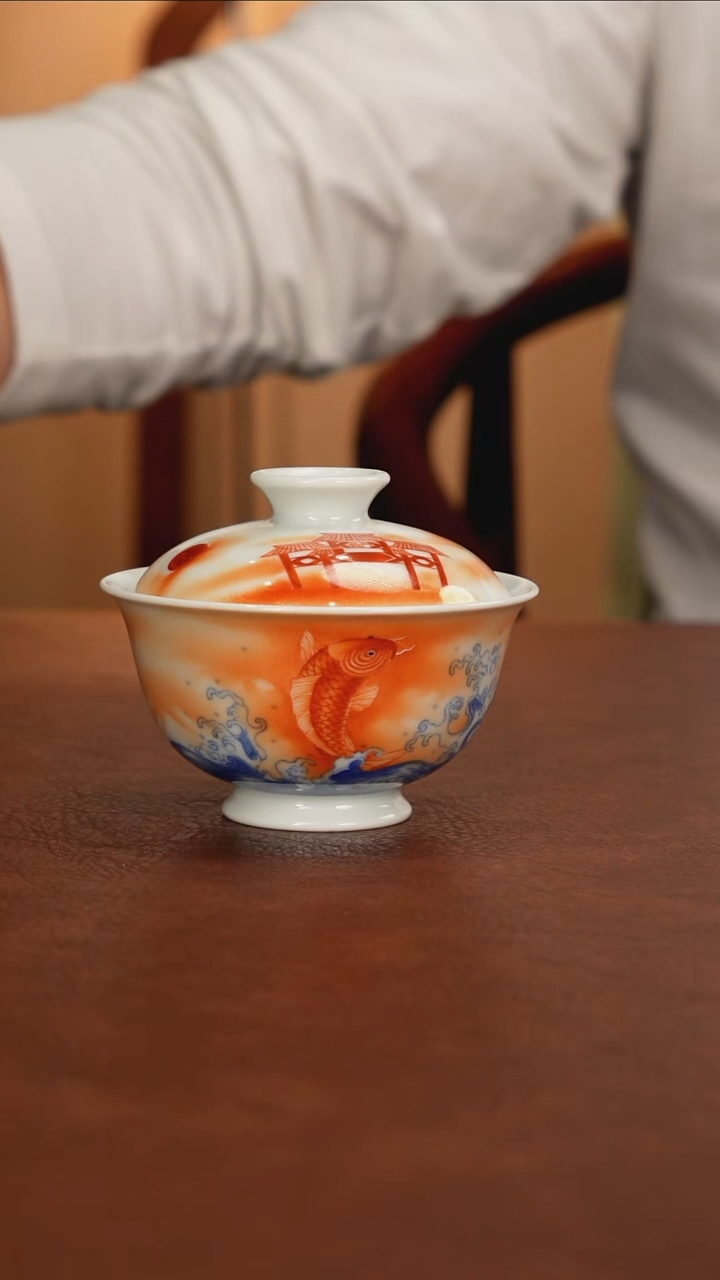 景德镇瓷器，青花瓷手绘茶具~