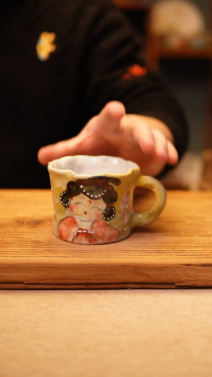 【闪购商品】@@陶园瓷舍@@纯手工手绘@高温釉下彩