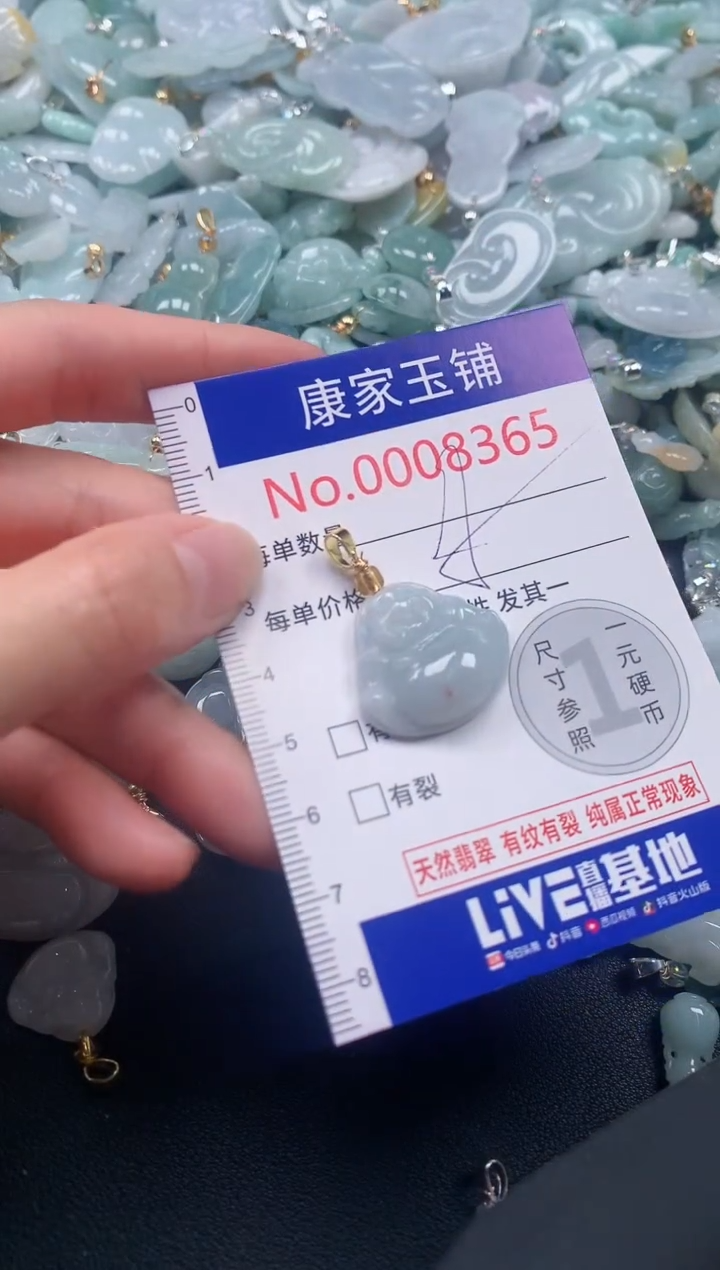 颈饰未镶嵌翡翠8365