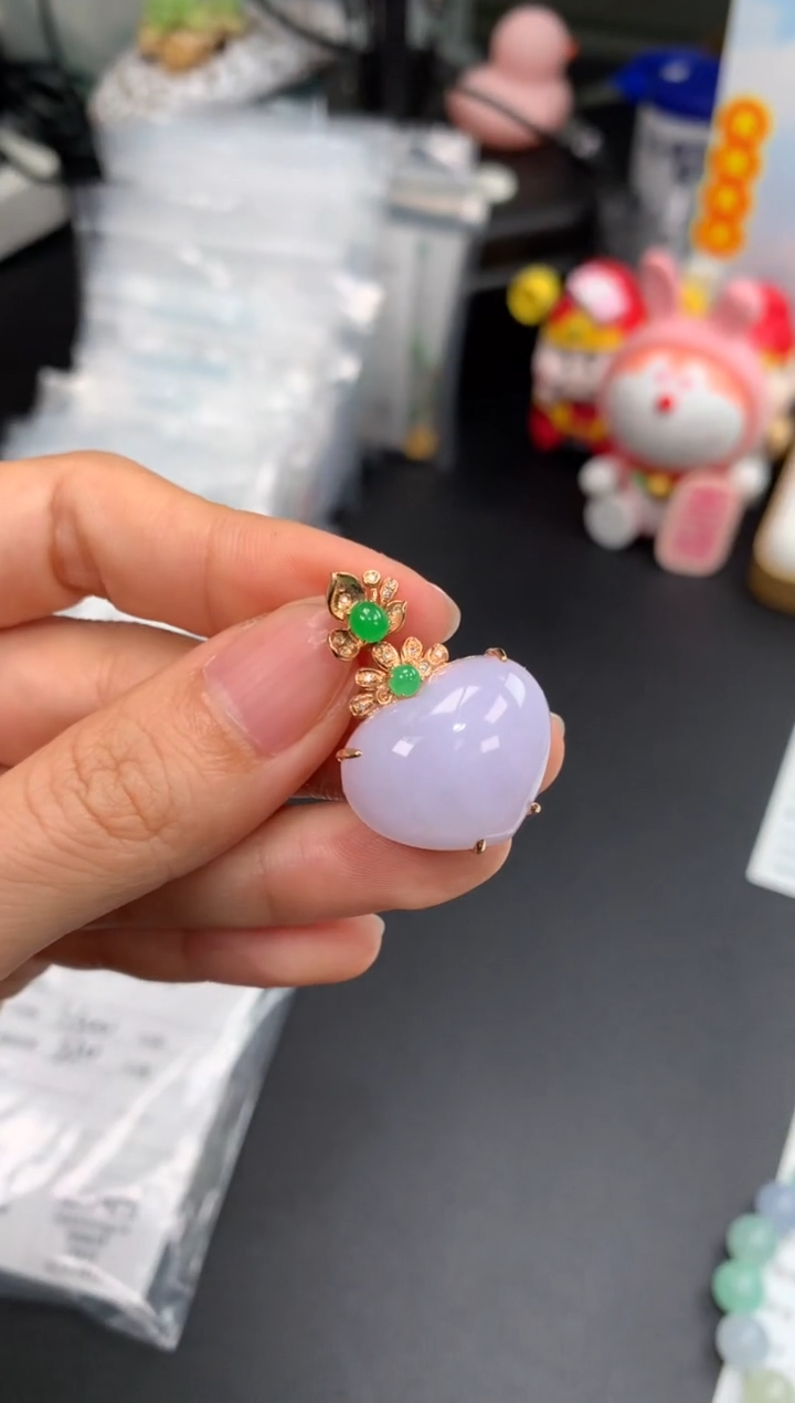 定制翡翠18K金镶嵌模式推广期48小时鉴赏期