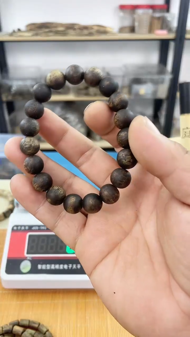 【闪购商品】沉香手串沉香单圈圆珠手串12克+高货