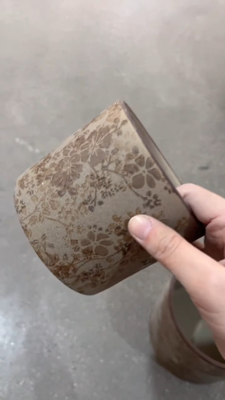 【闪购商品】陶瓷花盆高16cm内口15.5cm