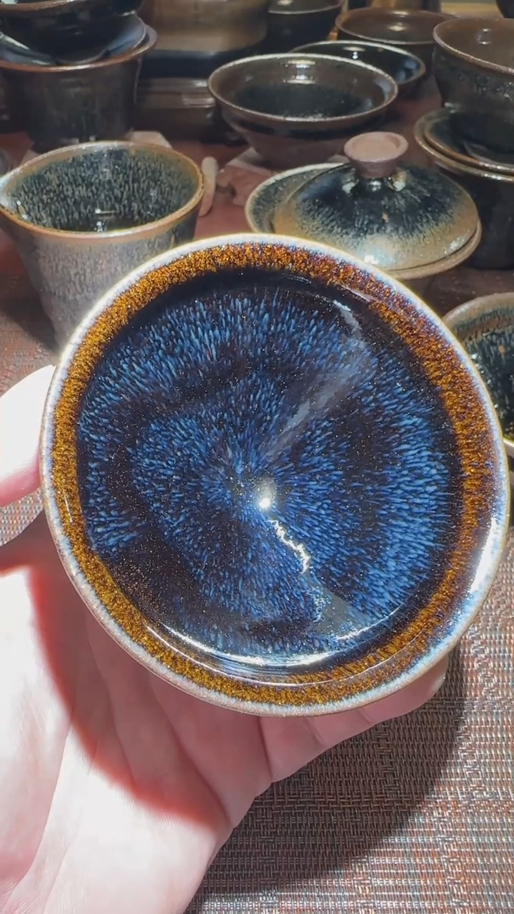 【闪购商品】茶盏通天龙窑柴烧建盏