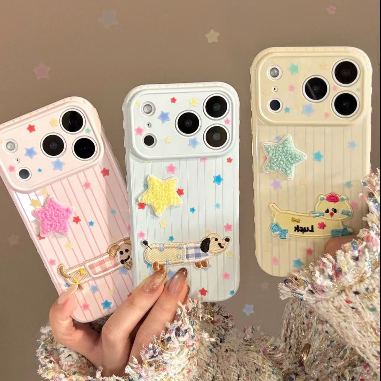 可爱卡通手机壳适用苹果ins全包小猫小狗创意防摔