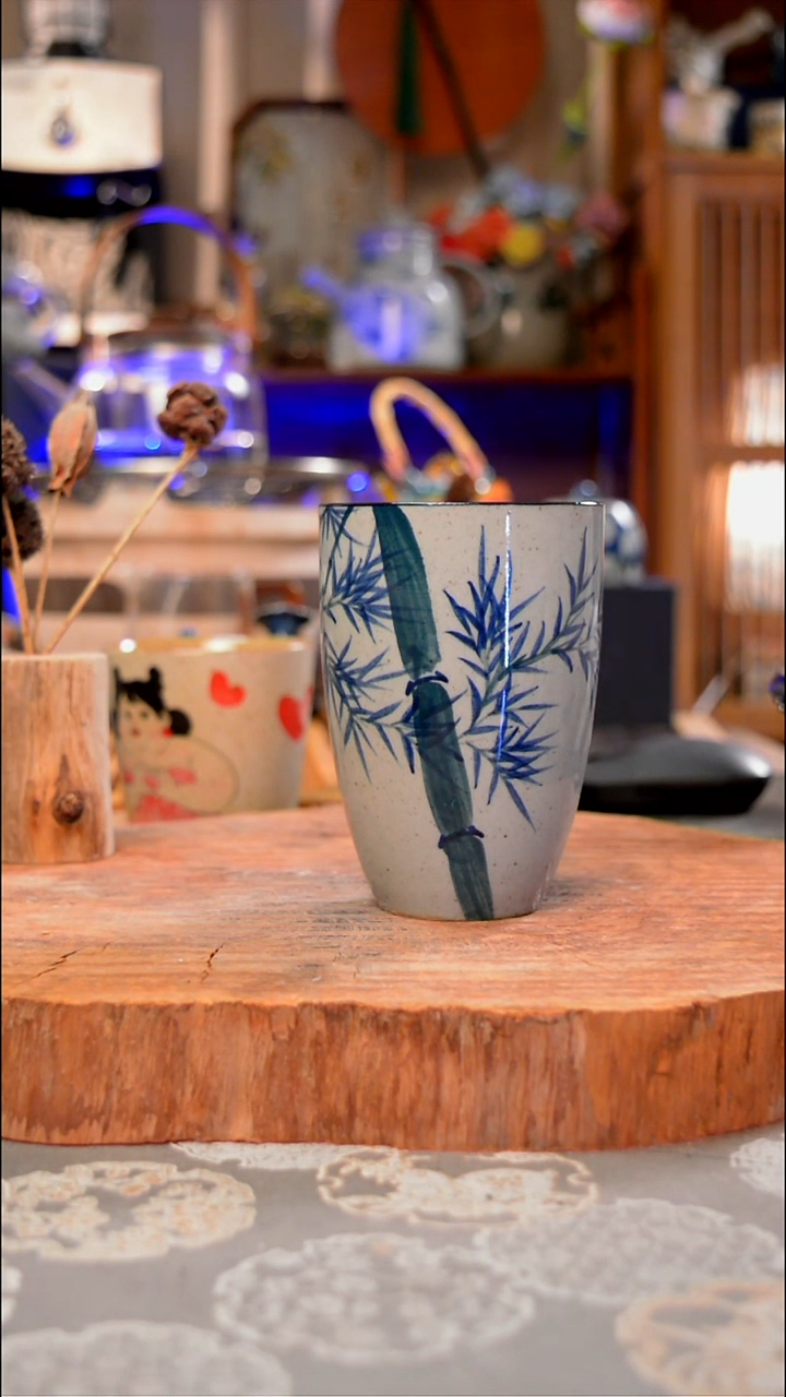 【闪购商品】杯子竹子手工手绘手工手绘