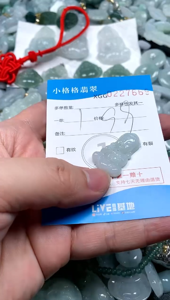 【闪购商品】翡翠颈饰未镶嵌闪购商品0227669