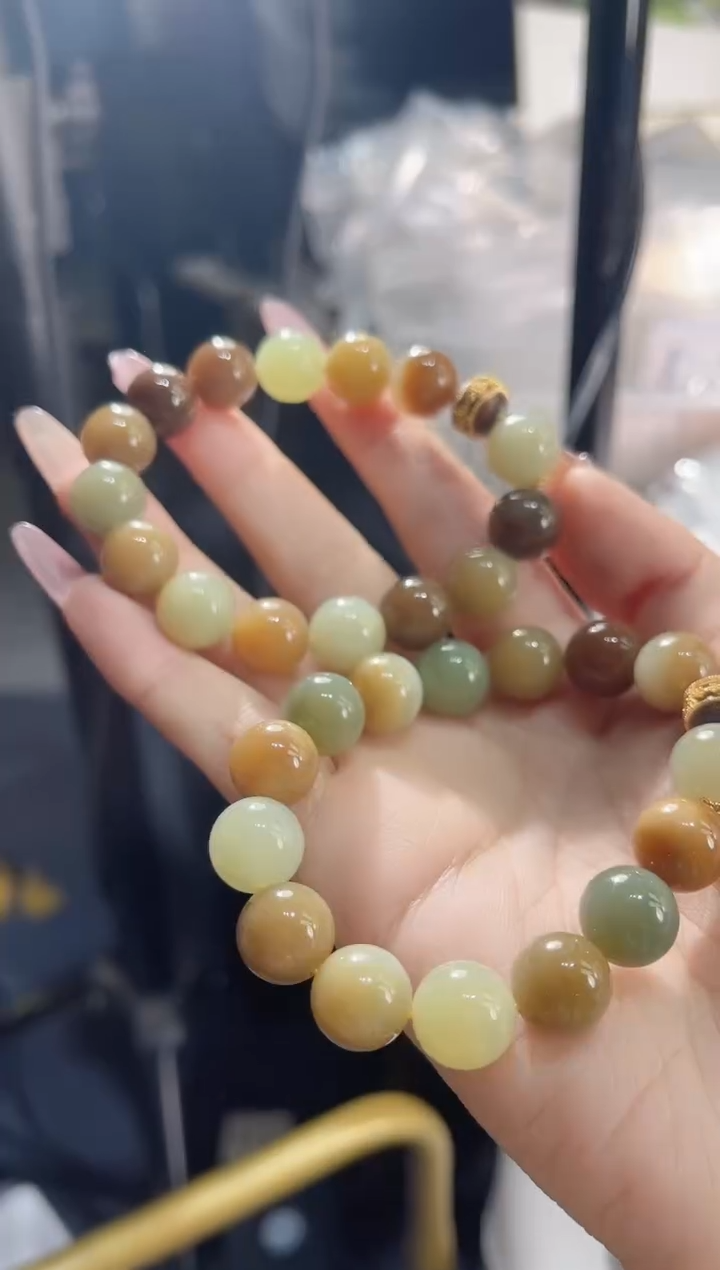 未镶嵌手链和田玉多样性发其一孤品默认微瑕