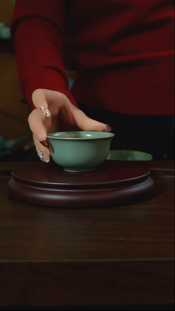 杯子瓷▪*泽汝州原产地原矿仿古老釉q