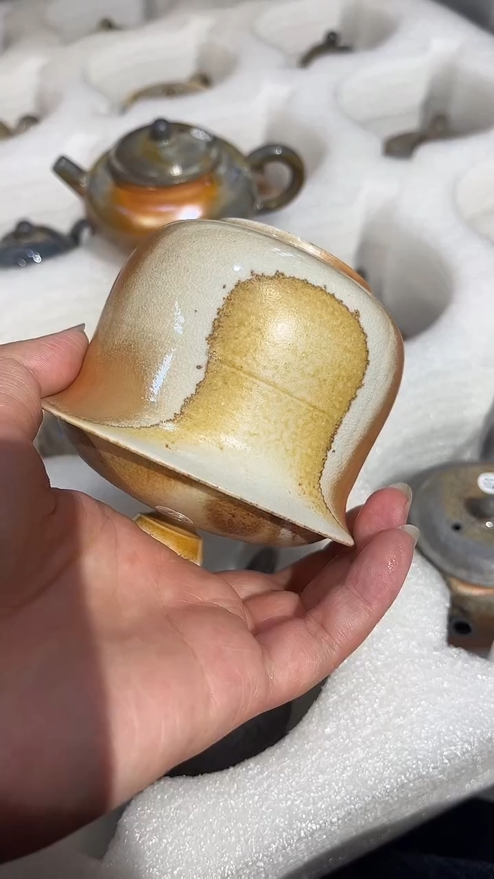 盖碗422号容量200-220ML中白泥