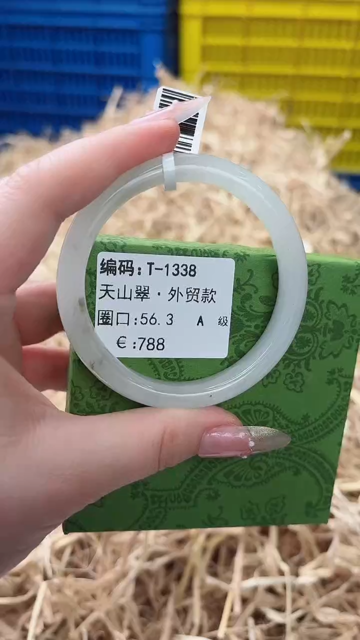 未镶嵌手镯石英质玉T-1338