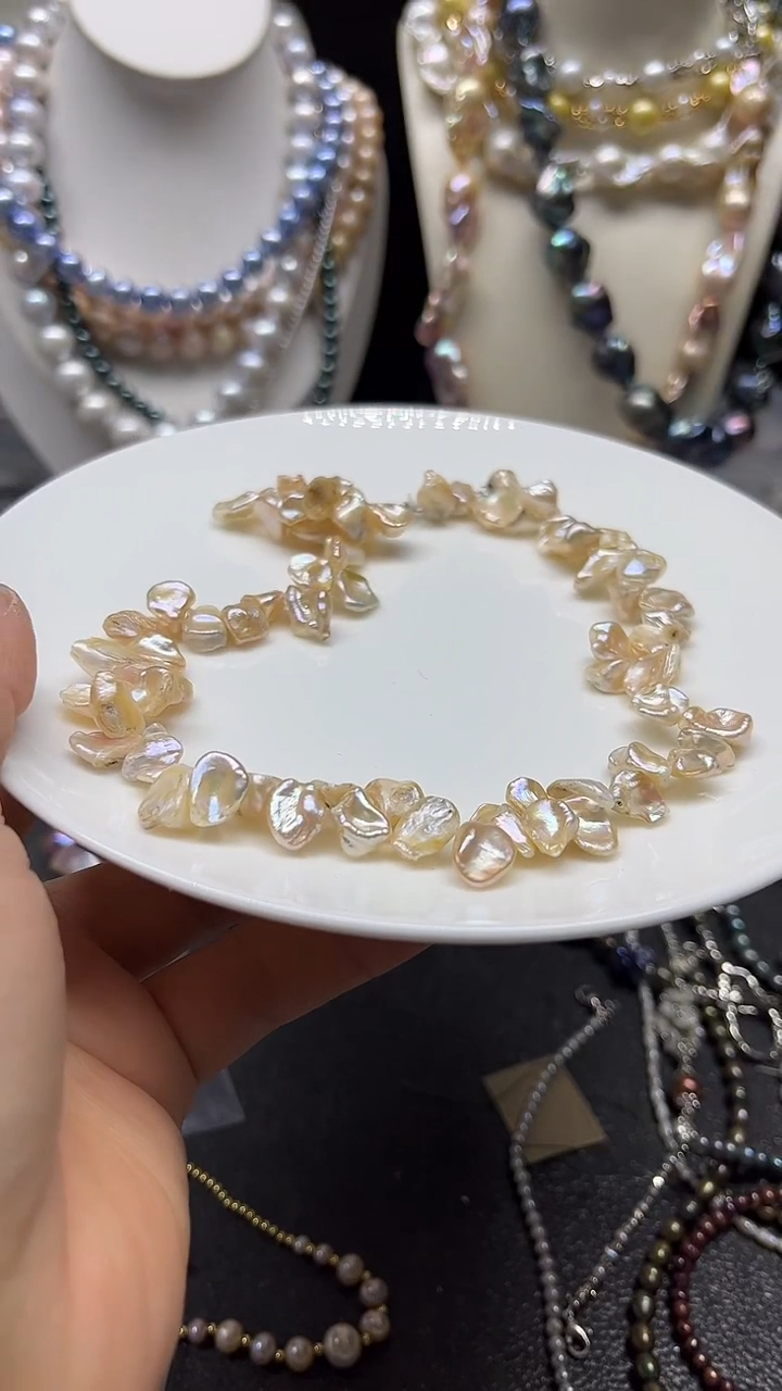 颈饰未镶嵌淡水珍珠多人