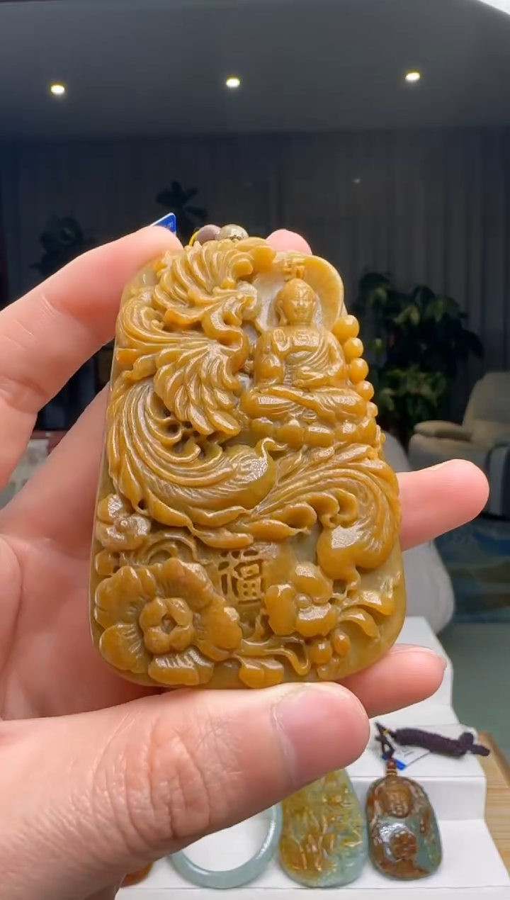 【闪购商品】翡翠吊坠(不含链)未镶嵌DY@@960Q3J15176