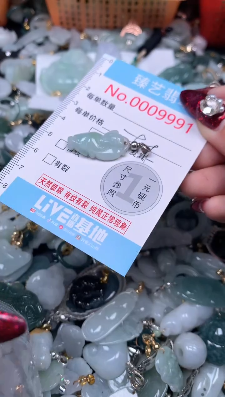颈饰未镶嵌翡翠9991