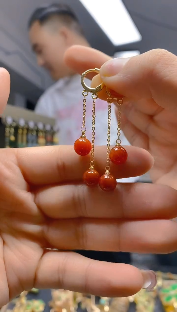 【闪购商品】翡翠耳饰合金423翡翠耳包