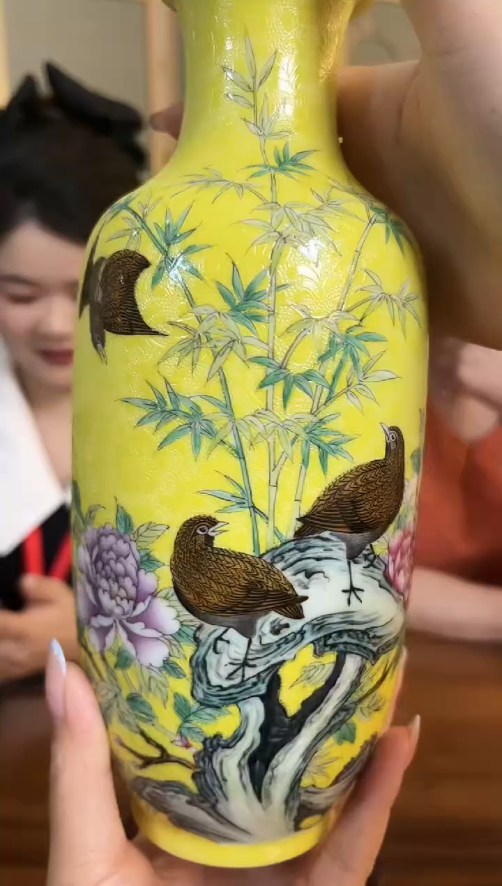 摆件景德镇张文月扒花专场573