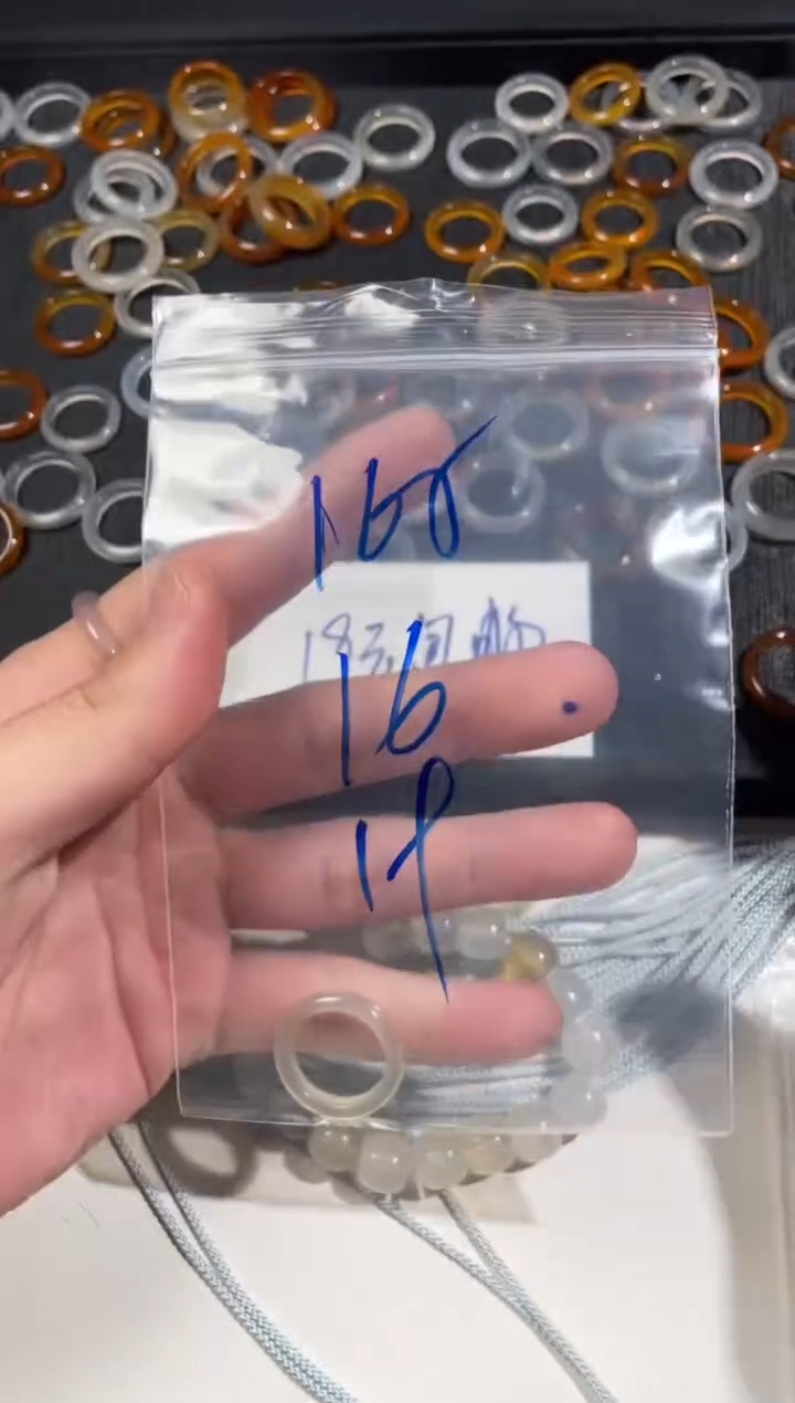 【闪购商品】玛瑙/玉髓戒指未镶嵌165