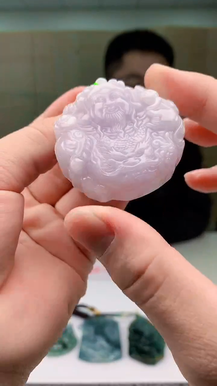 【闪购商品】定制翡翠未镶嵌5153bb-毛货挂件11