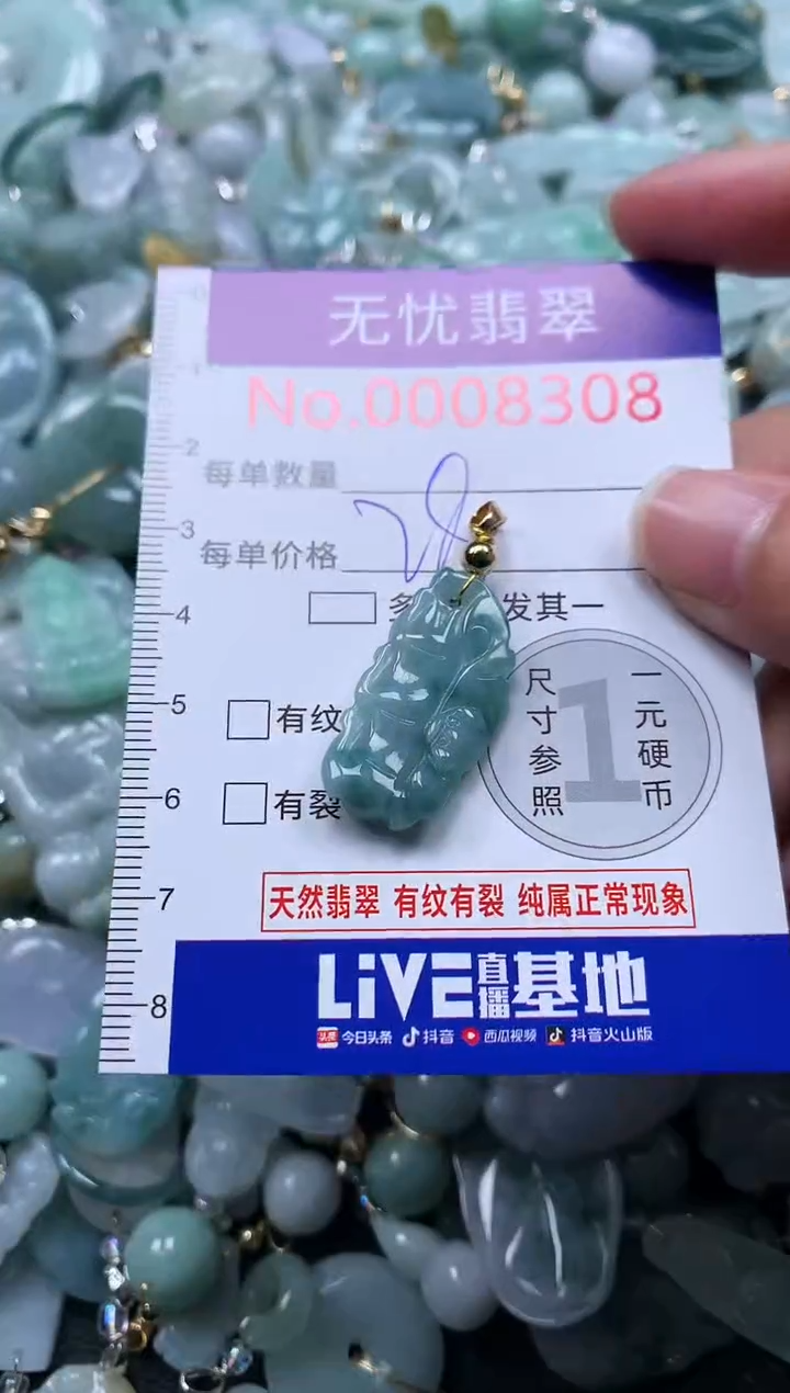 颈饰未镶嵌翡翠8308