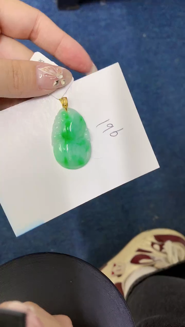 【闪购商品】翡翠颈饰18K金镶嵌000000000000