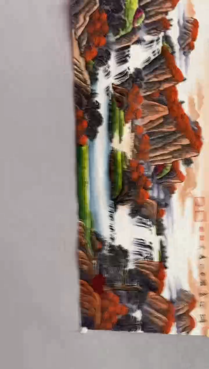 国画郑秀云老师小六尺鸿运当头