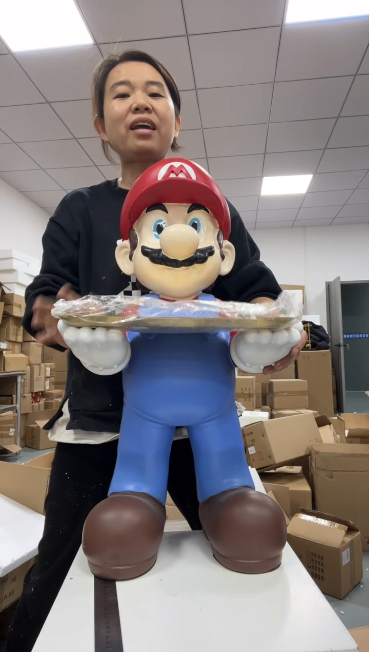 树脂马里奥托盘摆件