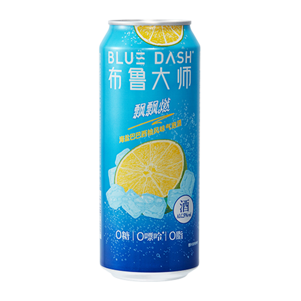 【晚安酒】BLUEDASH布鲁大师飘飘燃海盐巴巴西柚风味零糖