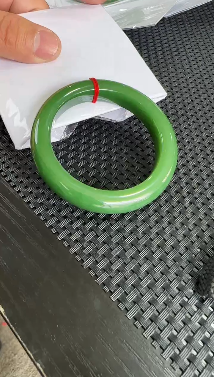 【闪购商品】和田玉（碧玉）手镯未镶嵌约53圈口